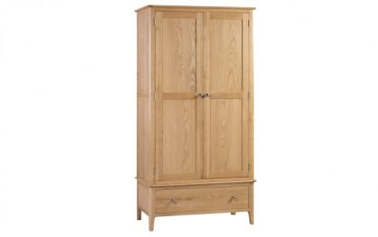 Cotswold 2 Door 1 Drawer Wardrobe 1m