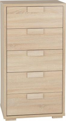 Cambourne 5 Drawer Chest  - Sonoma Oak