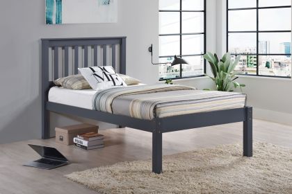 Colton Bed Single - Charcoal