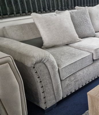 Harryson Fabric Suite 3+2 - Madrid Silver