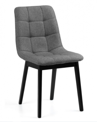 Hayden Panelled Dining Chair - Grey Linen