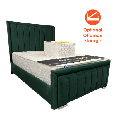 Vienna Lined Plush Green