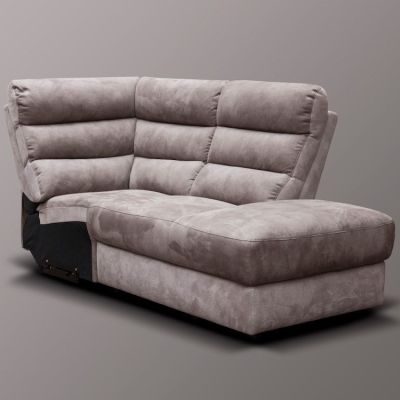 Urban RHF SQ Corner Chaise - Brown / Grey