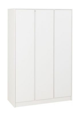 Malvern 3 Door Wardrobe 1.2m - White