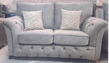 Phoenix Fabric 3 Seater Sofa - Dapple Silver