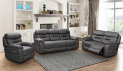 Leroy Recliner Suite 3+1+1 - Grey