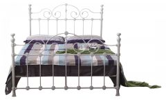 Inglewood Metal King Size Bed 5ft - White