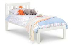Luna Pine Single Bed - Surf White
