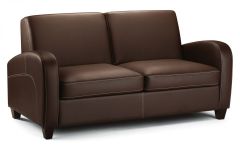 Vivo Leather Sofa Bed - Chestnut