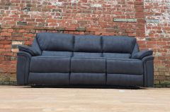 Edwardo Grey Fabric Recliner Suite 3+1+1 - Charcoal