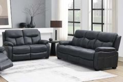Conrad Recliner Suite 3+2 - Steel Blue