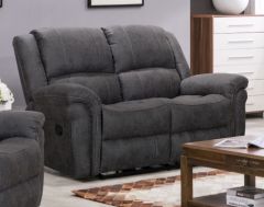 Gloucester Fabric 2 Seater Sofa - Dark Grey