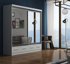 Margot Sliding Wardrobe 2m - White