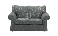 Davina Fabric 2 Seater Sofa - Dundee Silver